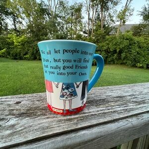 Faithful friends, ceramic coffee mug